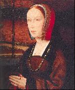 PROVOST, Jan Portrait of a Female Donor oil